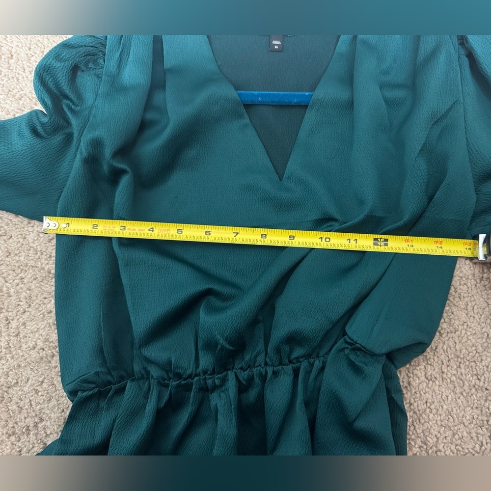 Express Peplum Blouse / Dark Teal / XS - Picture 5 of 8